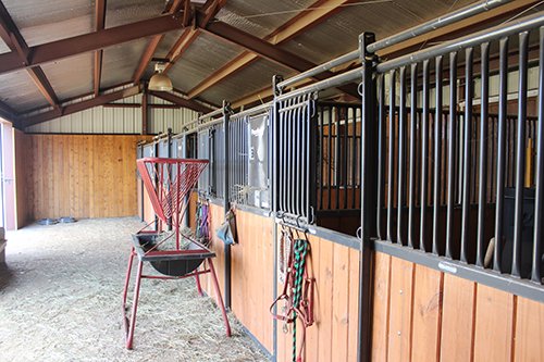 Tract 4 - Horse Stables - OKLAHOMA LAND & REAL ESTATE AUCTION, 438 +/- Acres offered in 13 Tracts